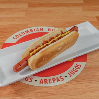 Hot Dog plain with Fries